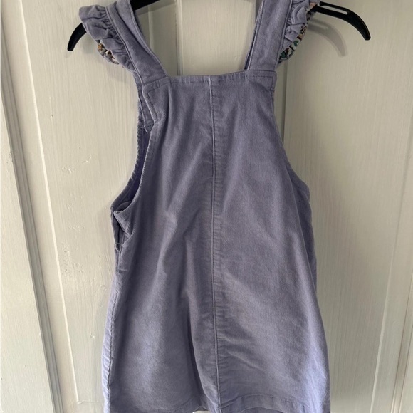 Kids Purple Corduroy Overalls - Picture 5 of 6